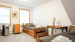 Two twin beds in third upstairs bedroom at Vacation Home in Lincoln NH